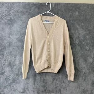 Grand Slam Ltd. Munsingwear Cardigan Sweater M  Cream academia grandpa core